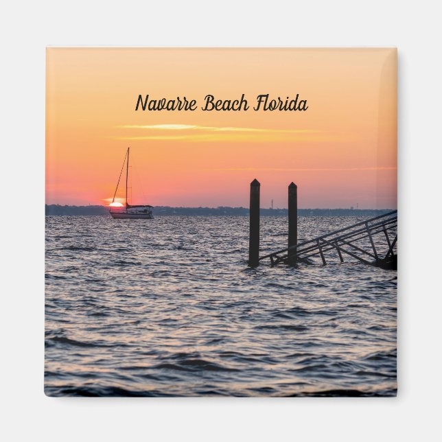 Imã Navarre Florida Papais noeis Rosa Sunrise Square M (Frente)
