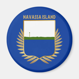 Imã Navassa Island Flag Shield
