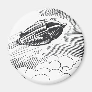 Imã Nave espacial Rocket da ficção científica do