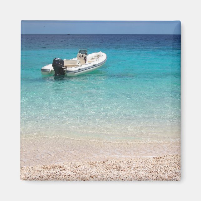 Imã Nave rápida no ímã azul-mar (Frente)