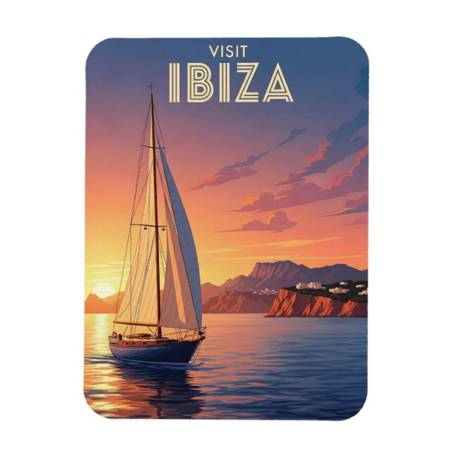 Ímã Nave-vela em Ibiza Espanha (Vertical)