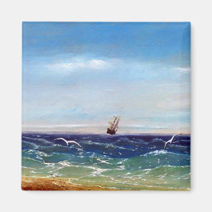 Imã Navegação no mar por Ivan Aivazovsky