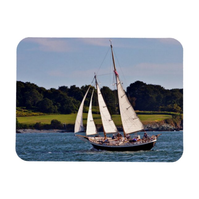 Ímã Navegando em Newport, Rhode Island, EUA (Horizontal)