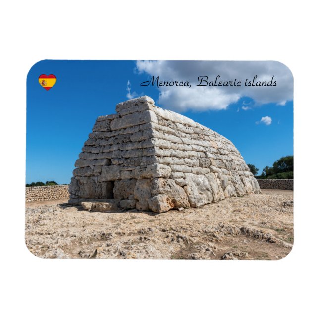 Ímã Naveta des Tudons, Tomb Pré-histórico - Menorca (Horizontal)