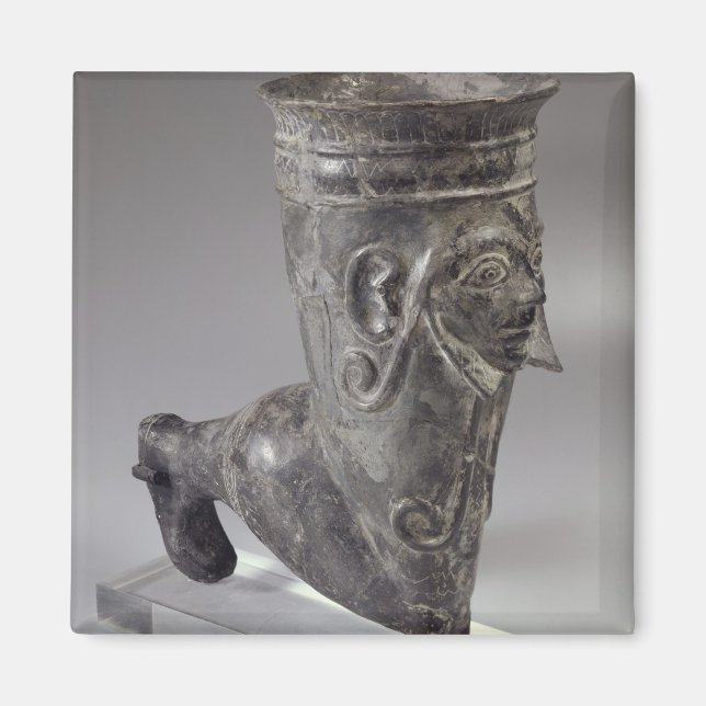 Imã Navio bucchero sob a forma de perna esculpida (Frente)