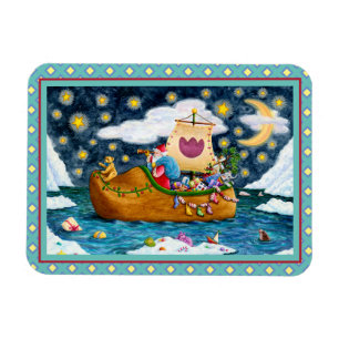 ÍMÃ NAVIO CALÇADO NEERLANDÊS, ICEBERGS, BALEIA, URSO