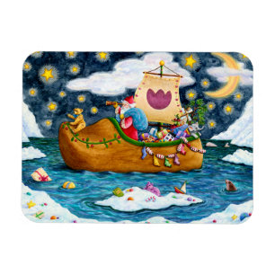 ÍMÃ NAVIO CALÇADO NEERLANDÊS, ICEBERGS, BALEIA, URSO