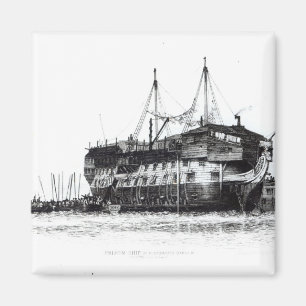 Imã Navio da prisão no porto de Portsmouth