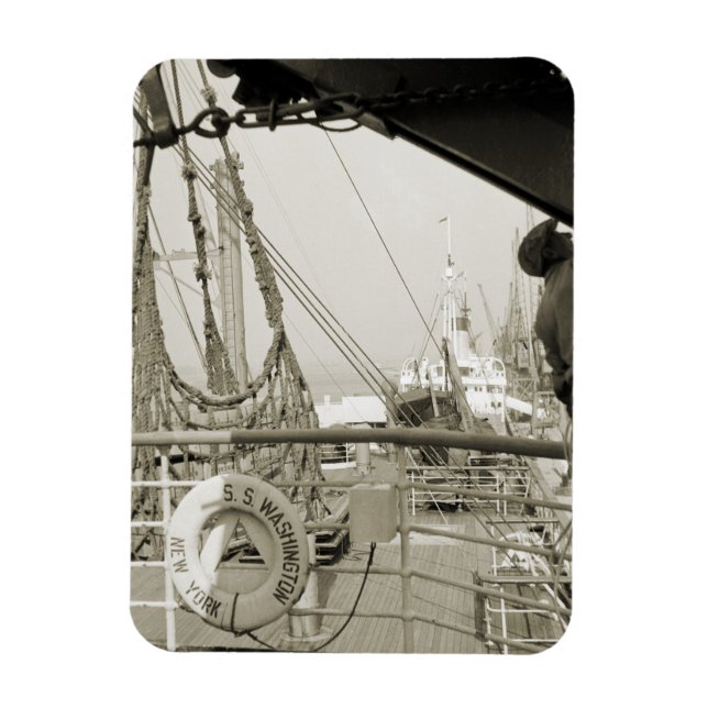 Ímã Navio de cruzeiro de luxo de Washington - 1930 (Vertical)