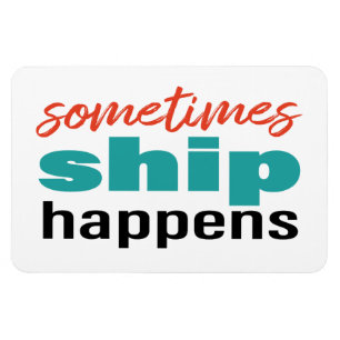 Ímã Navio de cruzeiro engraçado