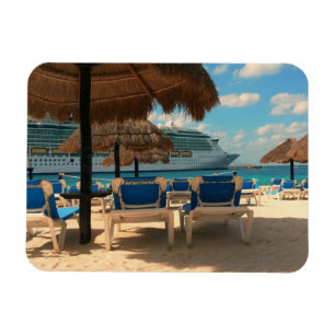 Ímã Navio de cruzeiro no Caribe