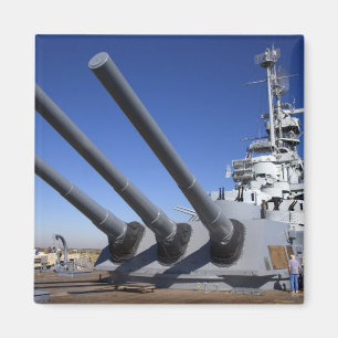 Imã Navio de guerra USS Alabama no Battleship Memorial
