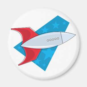 Imã Navio de Rocket retro