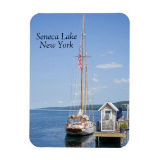 Ímã Navio de vela atracado no lago Seneca
