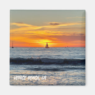 Imã Navio de vela em Sunset - Venice Beach, CA