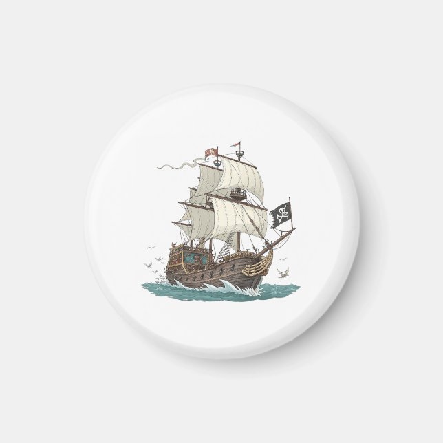 Imã Navio Pirata (Frente)