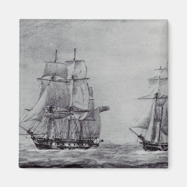 Imã Navios Gráficos de Arte Fina Oceanic Trek