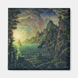 Imã Navios: Noite do Sol (por Konstantin Bogaevsky)