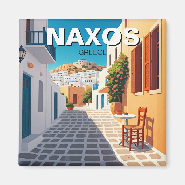 Imã Naxos Ilhas Gregas Viagem (Frente)