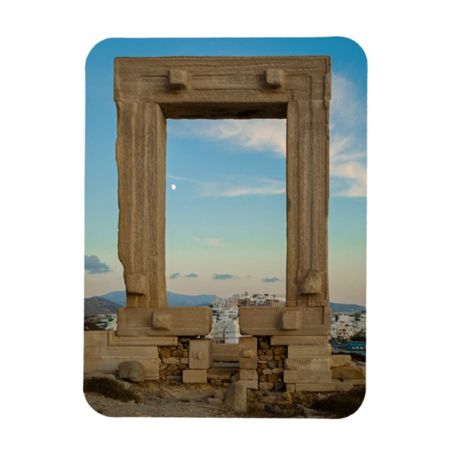 Ímã Naxos Portara Fridge Magnet  (Vertical)