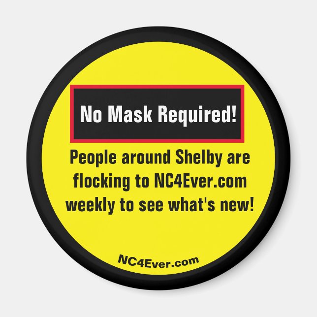 Imã NC4Ever.com (Frente)