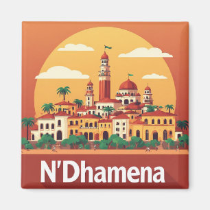 Imã N'Djamena Capital do Chade Presente de Viagem 🗺️