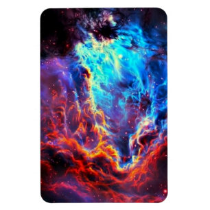 Ímã Nebulosa de estrela composta por cores para inspir