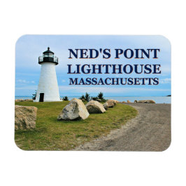 Ímã Ned's Point Lighthouse, Massachusetts Photo Magnet