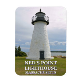 Ímã Ned's Point Lighthouse, Massachusetts Photo Magnet