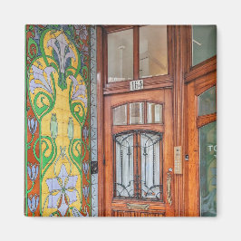 Imã Neerlandês Art Nouveau Door Magnet