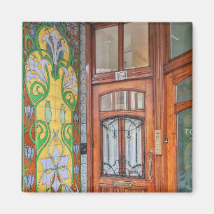 Imã Neerlandês Art Nouveau Door Magnet