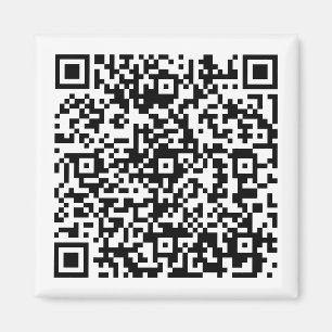 Imã Negócio de código QR personalizado