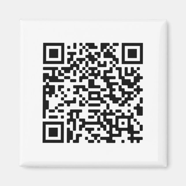 Imã Negócio de código QR personalizado (Frente)
