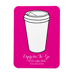 Ímã Negócio de Espresso Para Levar em alta