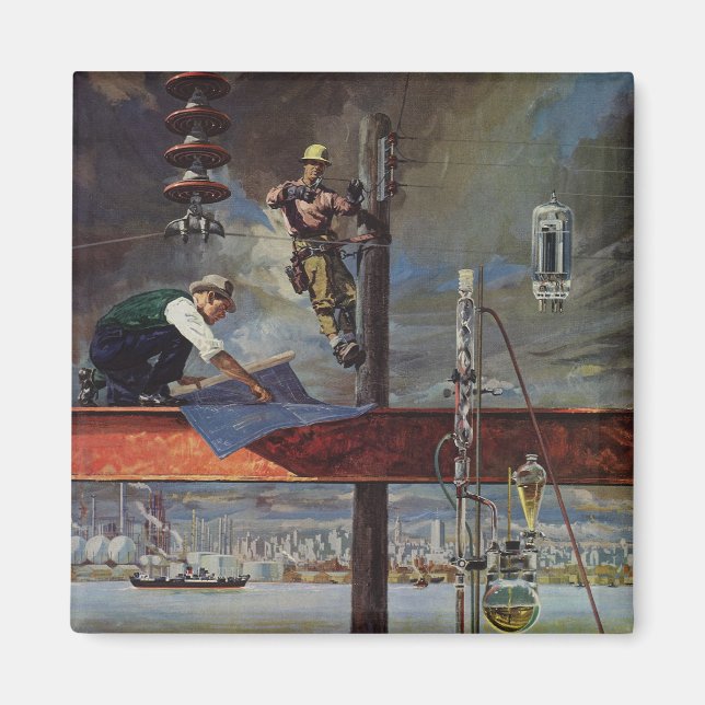 Imã Negócios Antigos, Arquitetos e Construção (Frente)