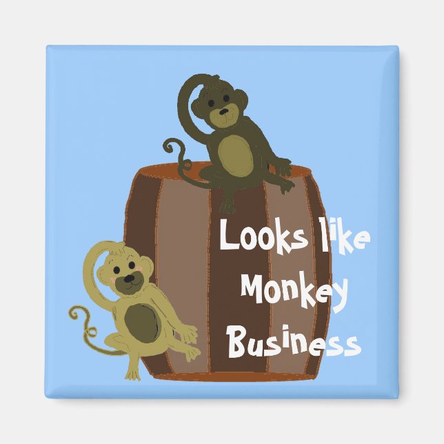 Imã Negócios de Barril de Macaco (Frente)
