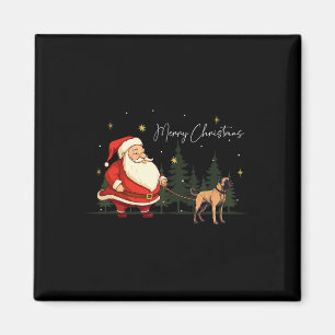 Imã Negra Engraçada Cur Cur Papai Noel Natal Wa