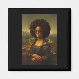Imã Negra Lisa Afro-Americana Historia Negra
