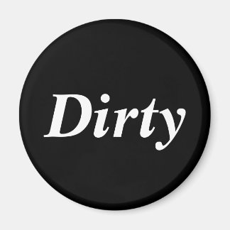 Imã Negra-negra da máquina de lavar louça suja