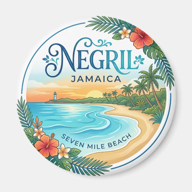Imã Negril Jamaica (Frente)