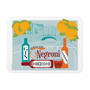 Ímã Negroni Citrus Cocktail