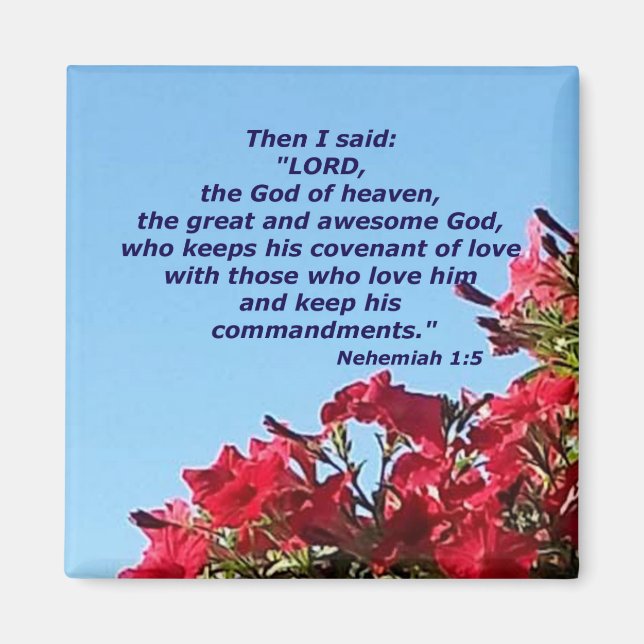 Imã Nehemiah 1:5 (Frente)