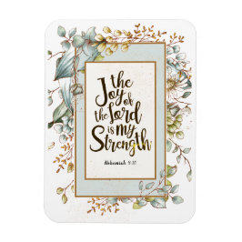 Ímã Nehemiah 8:10 A alegria do Senhor é minha força 