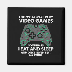 Imã Nem Sempre Jogo Videojogos Humoroso Gamer Homens R