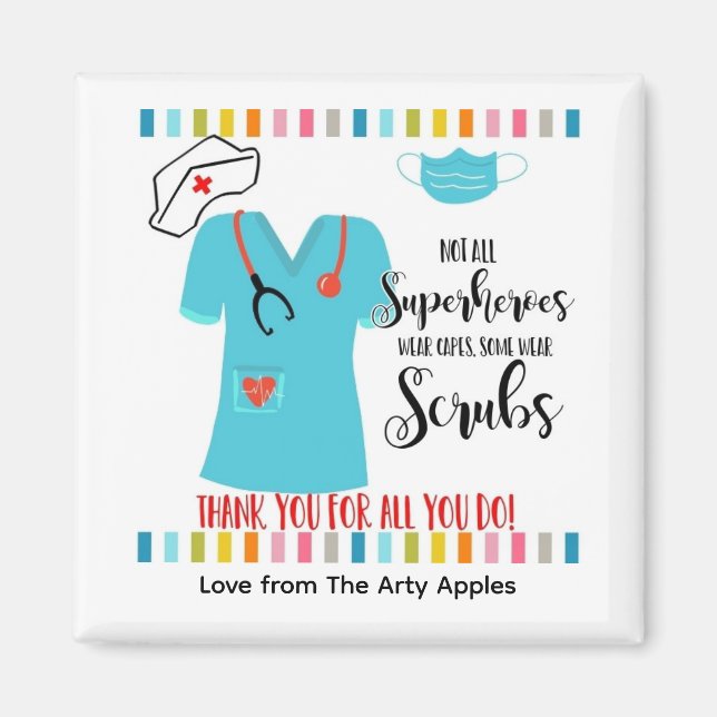 Imã nem todos os super heros vestem ENFERMEIROS (Frente)