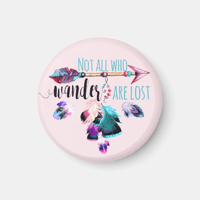 Imã Nem Todos Que Vagueiam Estão Perdidos Boêmia Wande (Frente)