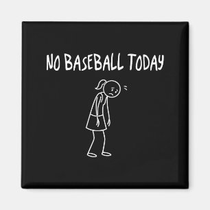 Imã Nenhum beisebol hoje figura engraçada triste sarcá