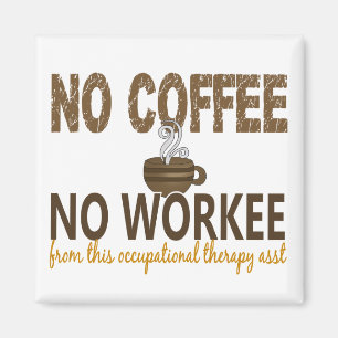 Imã Nenhum café nenhum assistente da terapia
