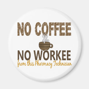 Imã Nenhum café nenhum técnico da farmácia de Worke