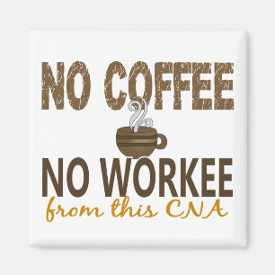 Imã Nenhum café nenhuma LATA de Workee